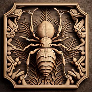 3D модель Pheidole crozieri (STL)